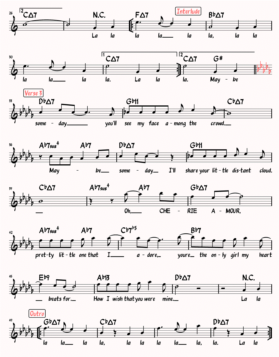 Sheet Music